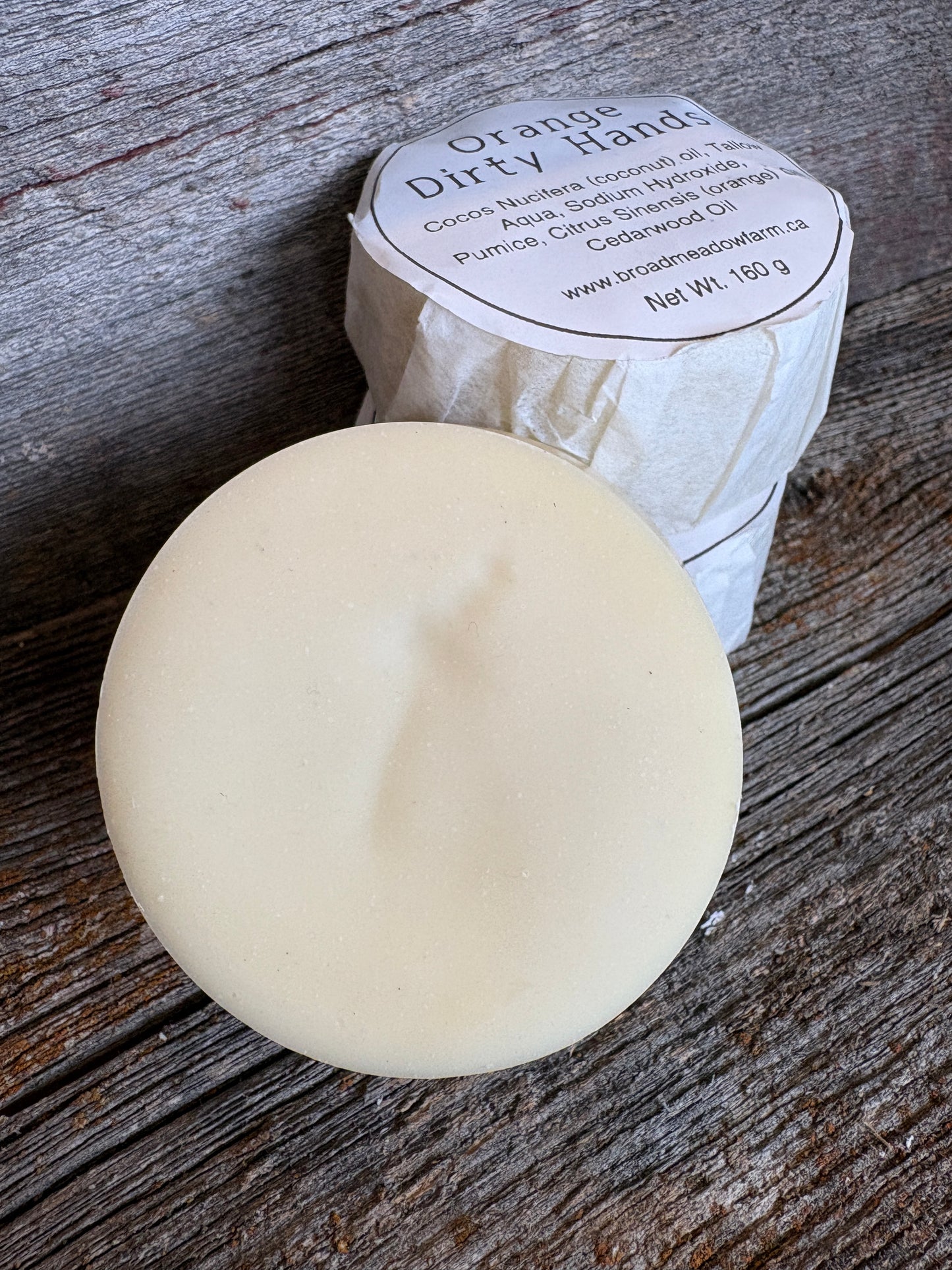 Orange Dirty Hands - Cold Processed Bar Soap