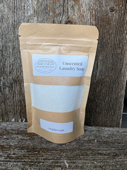 Natural Laundry Soap – Unscented | Gentle & Effective